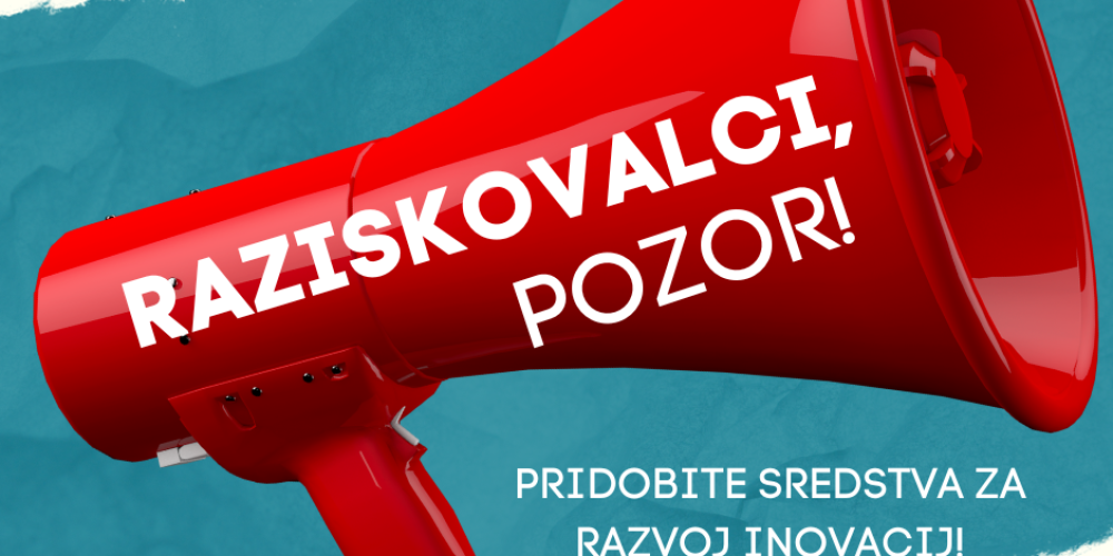 ZAKLJUČENO OBVESTILO O ODPRTJU POZIVA &#8220;Sklad za razvoj tehnologij in sodelovanja na področju znanstvenoraziskovalne dejavnosti UM&#8221;