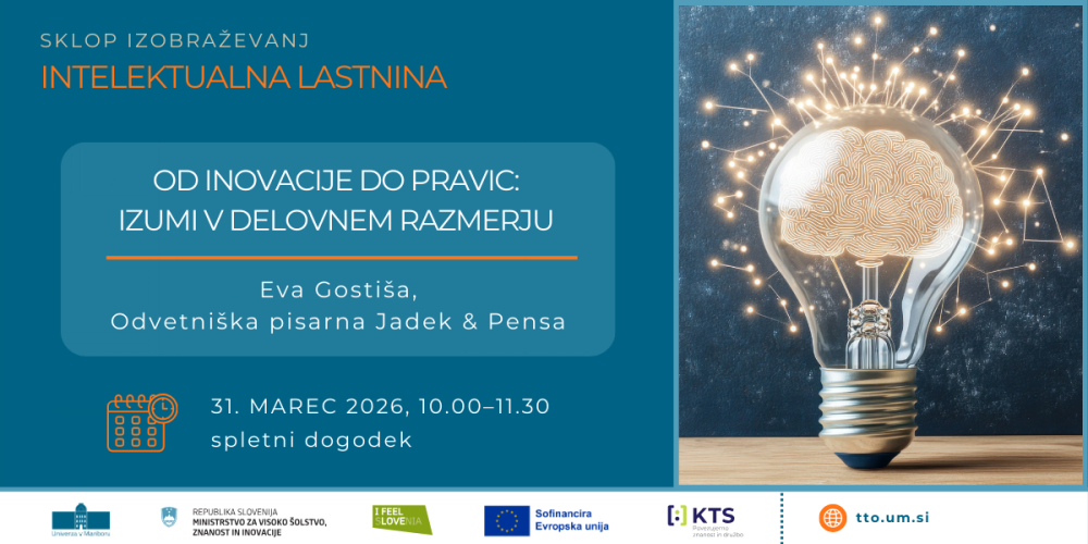 IZOBRAŽEVANJE: Od inovacije do pravic: izumi v delovnem razmerju