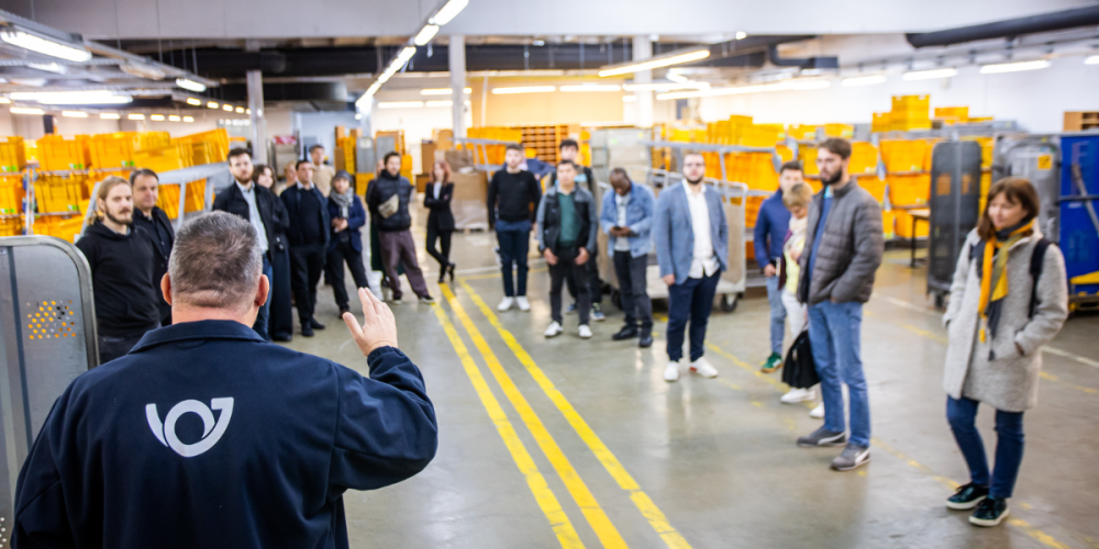 UNI.MINDS 2025: ogled logističnega centra Pošte Slovenija