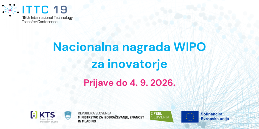 ITTC 19 – nacionalni nagradi WIPO za podjetja in inovatorje
