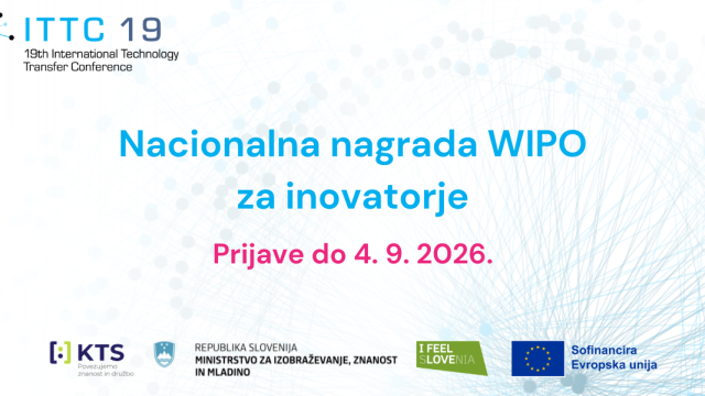 ITTC 19 – nacionalni nagradi WIPO za podjetja in inovatorje