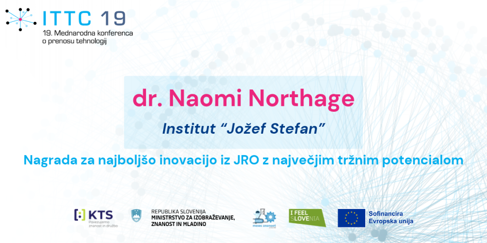 ITTC 19: podeljena nagrada za najboljšo inovacijo iz JRO z največjim tržnim potencialom