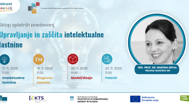 Upravljanje in zaščita intelektualne lastnine – sklop predavanj