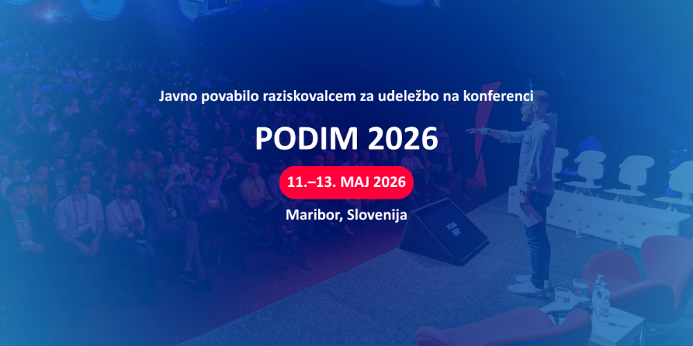 Javno povabilo raziskovalcem na konferenco PODIM 2026