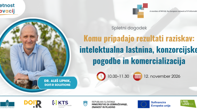 Komu pripadajo rezultati raziskav? Intelektualna lastnina, konzorcijske pogodbe in komercializacija